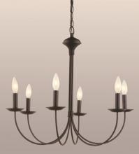  9016 BK - Candle 24" Chandelier